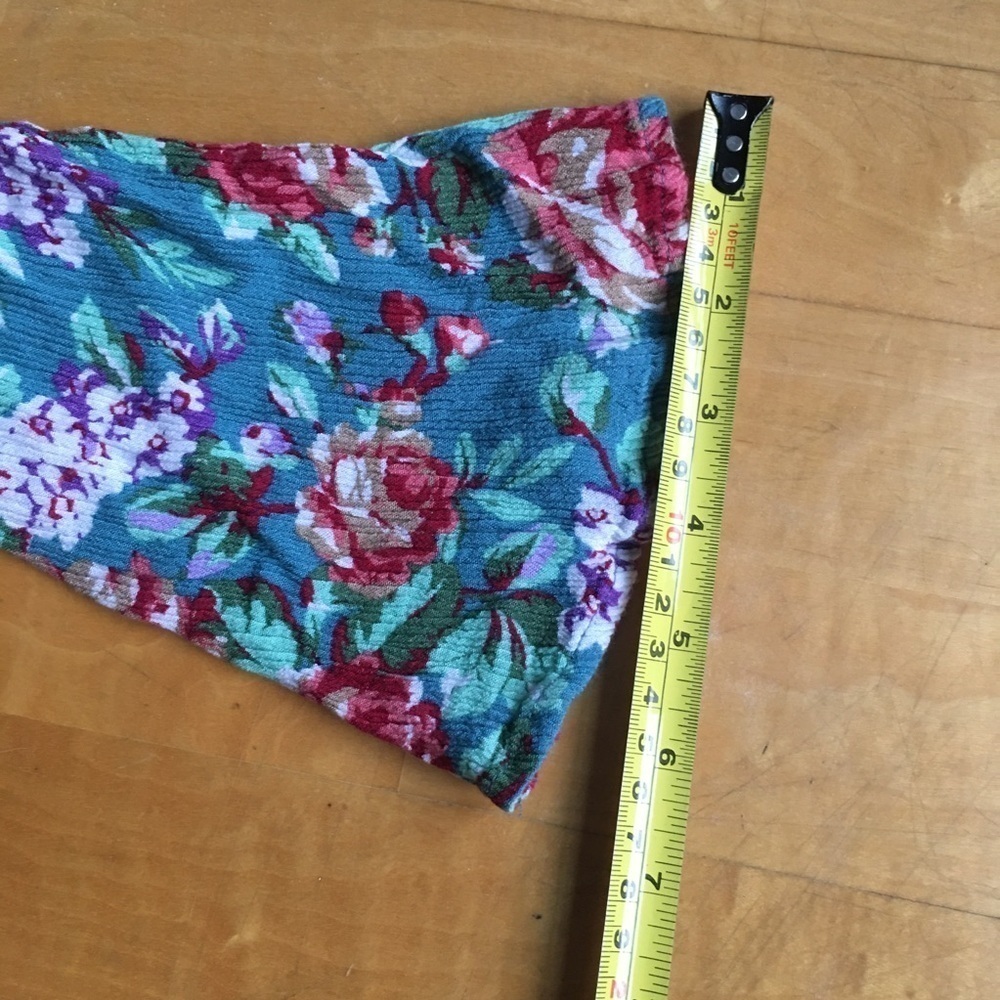 Umgee Teal Pink Floral Dress Tunic Size S - Picture 16 of 17